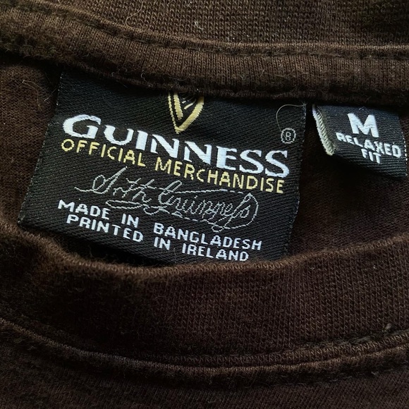 Guinness Original Brand Vintage Tee - Picture 3 of 4